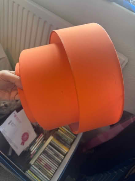 Photo of free Modern orange lampshade (Woodlesford, LS26) #2