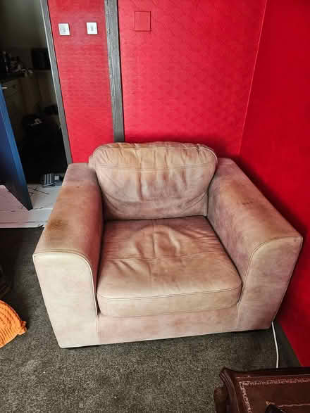 Photo of free Big leather armchair (Nottingham NG4) #2