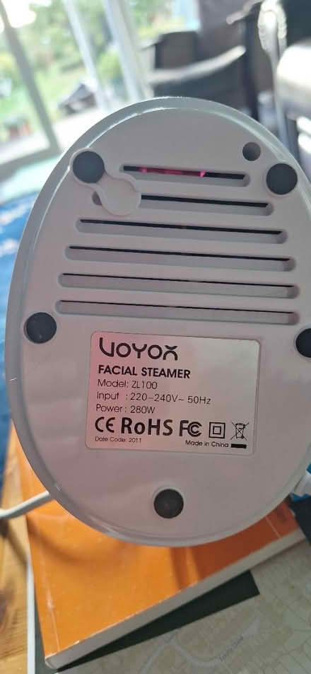 Photo of free Facial steamer (South Green CM11) #2