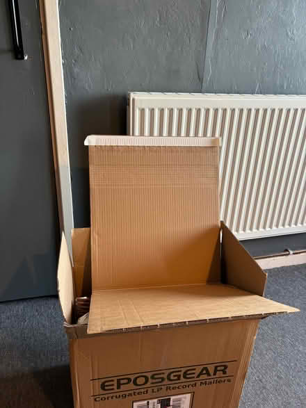 Photo of free 12 x 12inch record mailing boxes (Thringstone LE67) #1