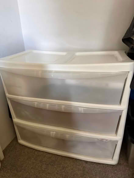 Photo of free Plastic 3 Drawer chest (Highbury N7) #2