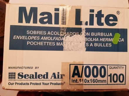 Photo of free A box of A/000 padded envelopes (11cm x 16cm) (Davidson's Mains EH4) #4