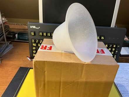 Photo of free Small glass lampshade (Ilkley LS29) #3