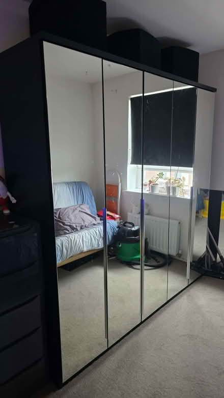 Photo of free Palma 5 door mirrored wardrobe (Pilton EH5) #1