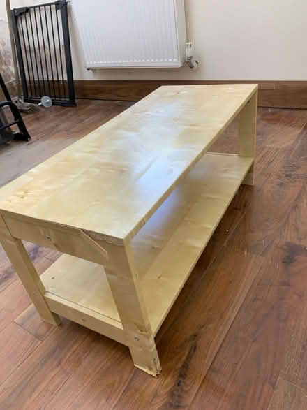 Photo of free Coffee table light birch-effect (West Finchley station N3) #2