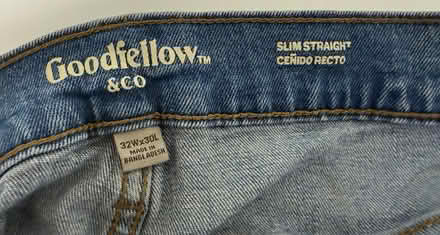 Photo of free Worn clean jeans, 32” w x 30” long (Valencia Avenue, Sunnyvale) #4
