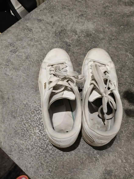 Photo of free White puma trainers size 39 (Hendon NW41DG) #4