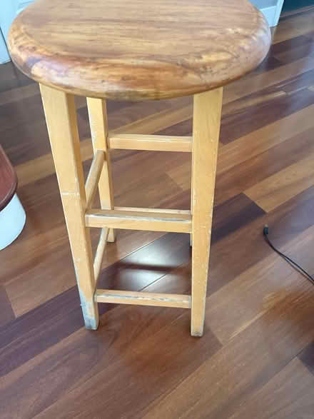 Photo of free Heavy Wooden Stool (San jose) #1