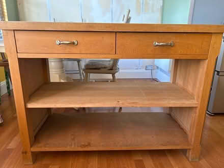 Photo of free Wooden Island unit (Central Cheltenham.) #1
