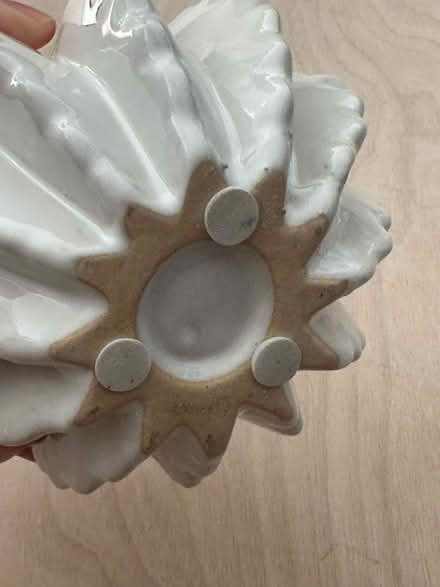 Photo of free White glossy bud vase ornament (Peckham SE15) #3