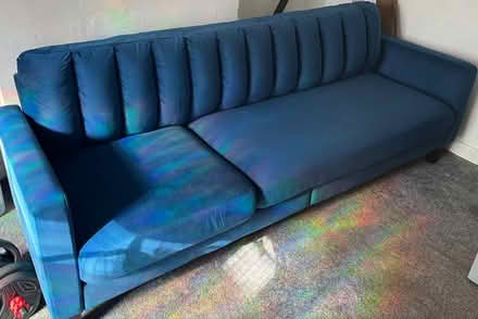 Photo of free Blue sofa (B11) #1
