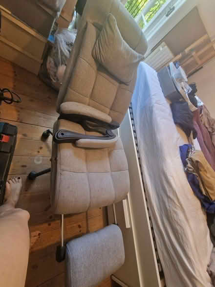 Photo of free Reclinable office chair with arms (earls court W8) #3