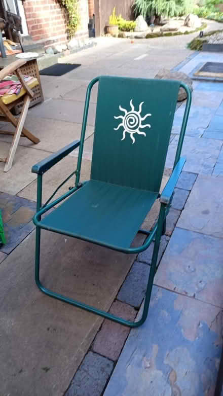 Photo of free Green garden chairs x 4 (B30 Bournville) #1