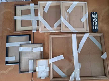 Photo of free 7 old picture frames with glass (Chelsea 10011) #1