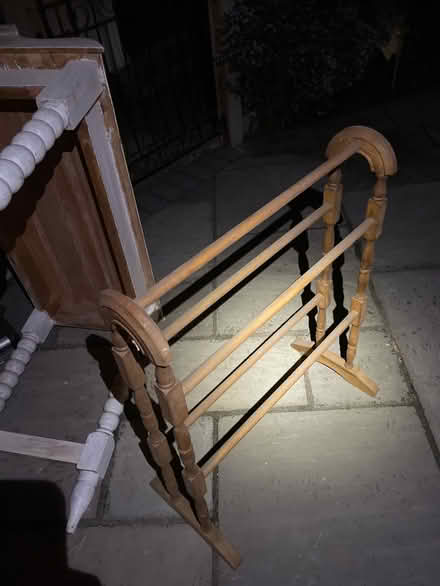 Photo of free Wooden towel rail (Sydenham SE26) #1