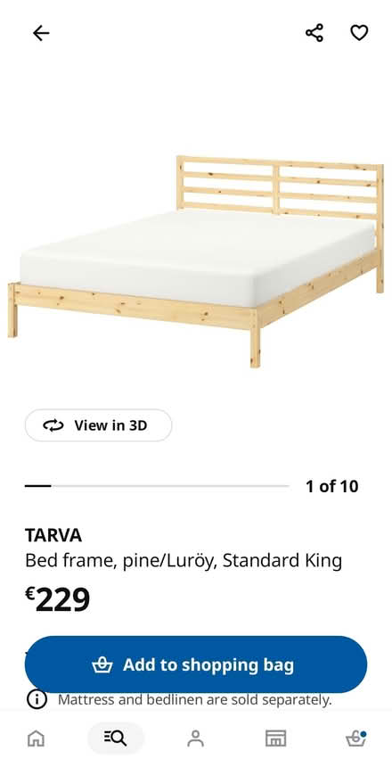 Photo of free King size bed frame (Blanchardstown) #1