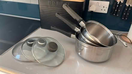 Photo of free Saucepans x3 (Oxted RH8) #1
