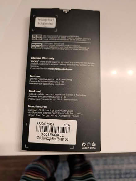 Photo of free Google pixel 7 screen cover (Petworth neighborhood WDC NW) #2
