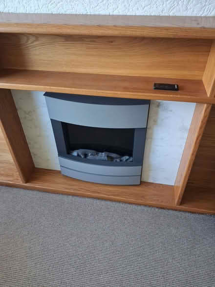 Photo of free Fireplace plus remote control electric fire donation to hear (Sandhurst Lane GL2) #3