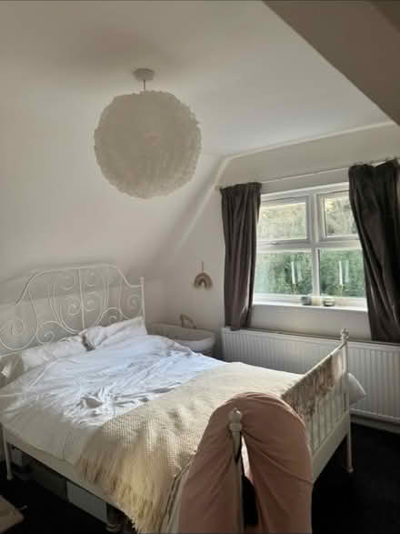 Photo of free Ikea White Liervik Double Bed Frame (Morden CR4) #2