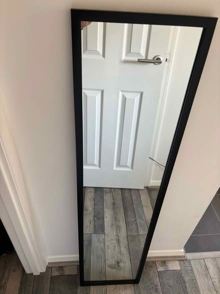 Photo of free Black wall/free standing mirror (Lindsayfield G75) #1