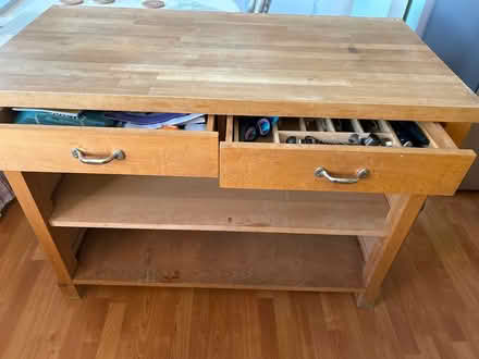 Photo of free Wooden Island unit (Central Cheltenham.) #2