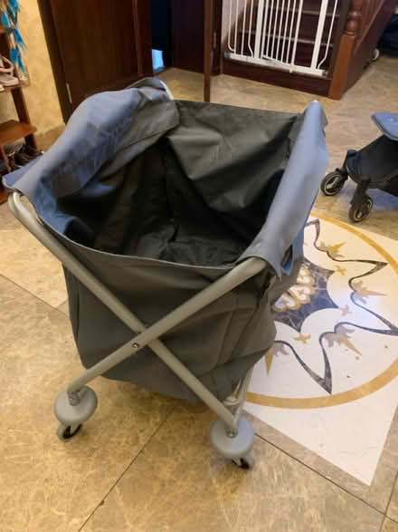 Photo of free Foldable laundry basket on wheels (West Finchley station N3) #2