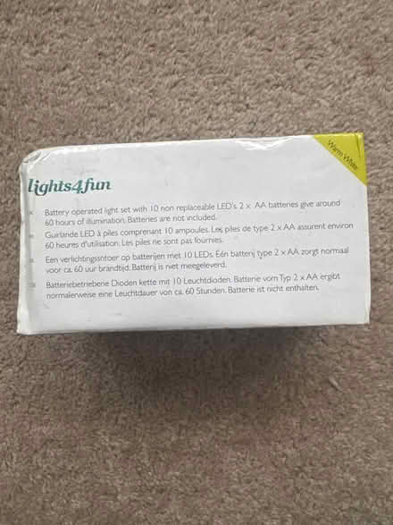 Photo of free Silver heart LED string lights (South Woodford (E18)) #2