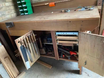 Photo of free wood working bench (SG4 Hitchin) #3