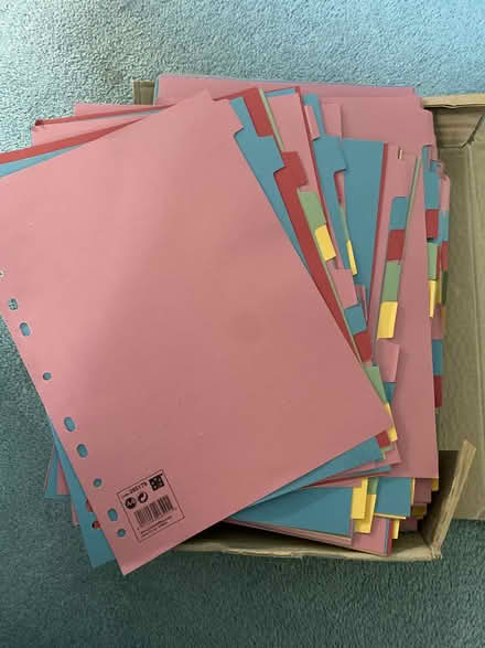 Photo of free File dividers (Chalfont St Peter SL9) #1