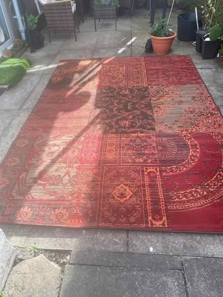 Photo of free Burgundy and gold carpet (Kirkcaldy KY2) #2
