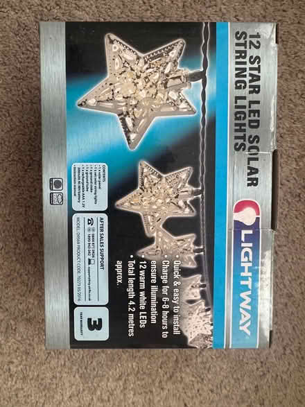 Photo of free Star LED Solar String Lights (South Woodford (E18)) #2
