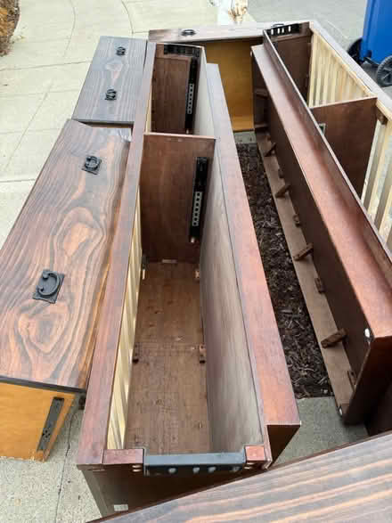 Photo of free CA King platform bed with drawers (Alameda, crown memorial beach) #1