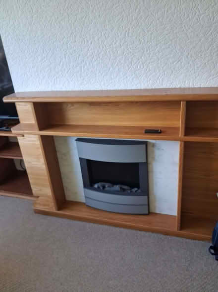 Photo of free Fireplace plus remote control electric fire donation to hear (Sandhurst Lane GL2) #4