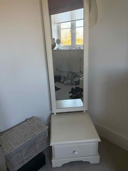 Photo of free Tall freestanding mirror (OX29 5BT Stanton Harcourt.) #1