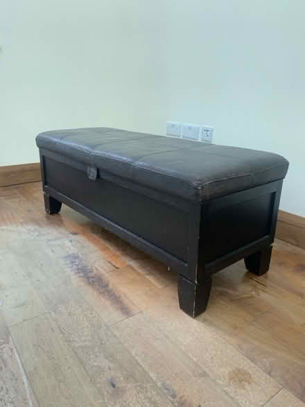 Photo of free Faux Leather Ottoman Storage Bench (West Finchley station N3) #1
