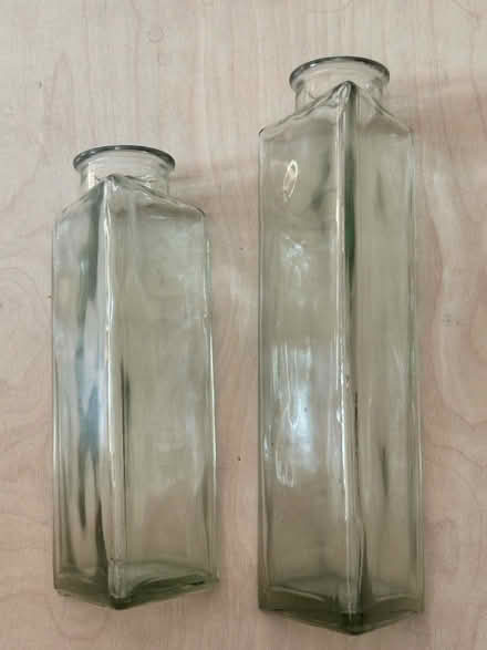 Photo of free Tall triangular glass vases (Peckham SE15) #1