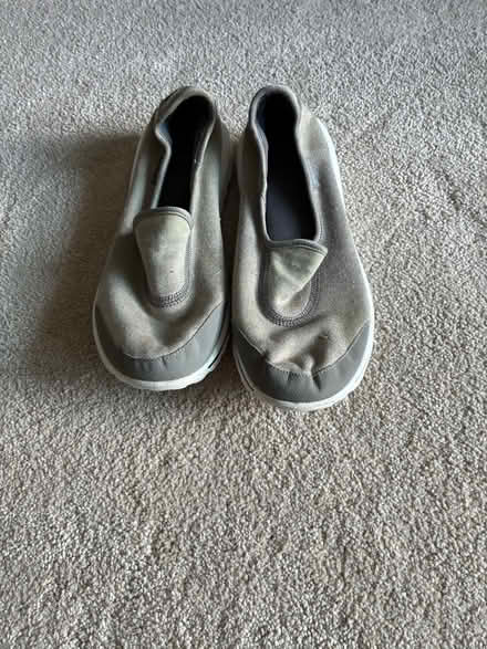 Photo of free Ladies Sketchers grey slip ons 6 (Penland Wood TN40) #1