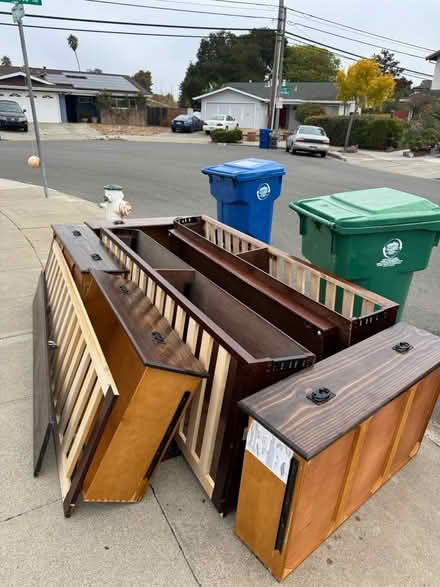 Photo of free CA King platform bed with drawers (Alameda, crown memorial beach) #2