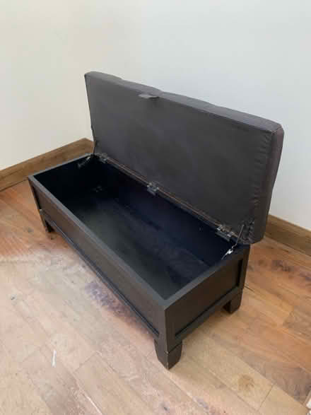 Photo of free Faux Leather Ottoman Storage Bench (West Finchley station N3) #2