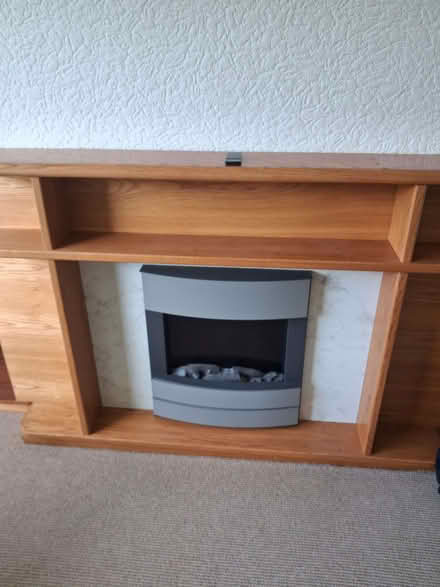 Photo of free Fireplace plus remote control electric fire donation to hear (Sandhurst Lane GL2) #1