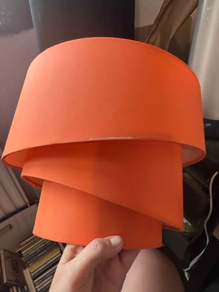 Photo of free Modern orange lampshade (Woodlesford, LS26) #1