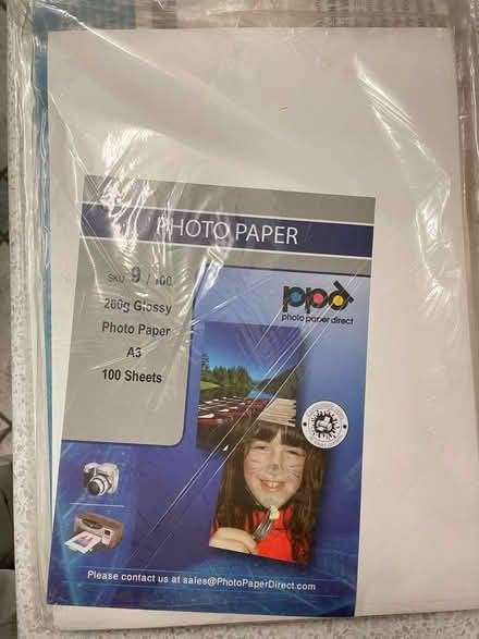 Photo of free Photo printing paper (Hanwell W13) #1