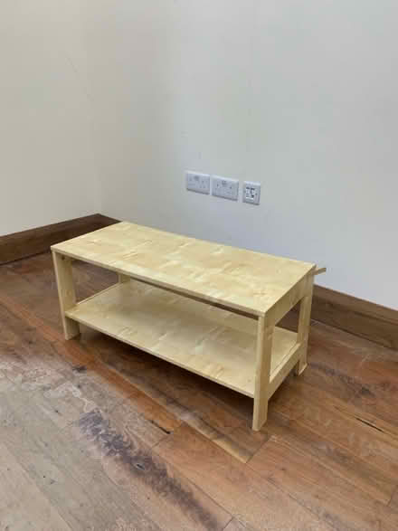 Photo of free Coffee table light birch-effect (West Finchley station N3) #1