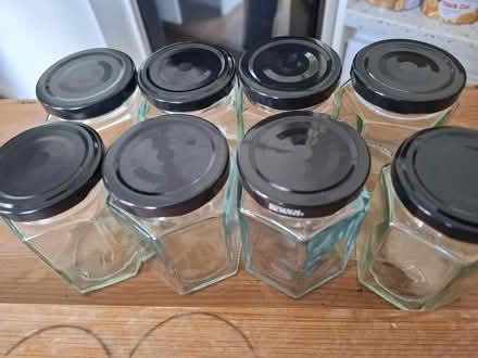 Photo of free 8 empty clean jars and lids (Netherfield, Kendal LA9) #1