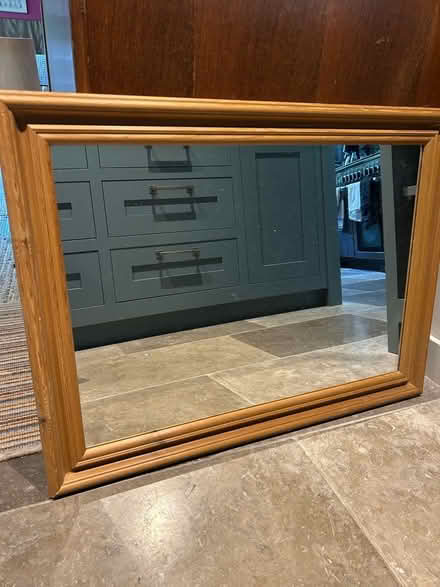 Photo of free Wall mirror - wood frame (Uley GL11) #1