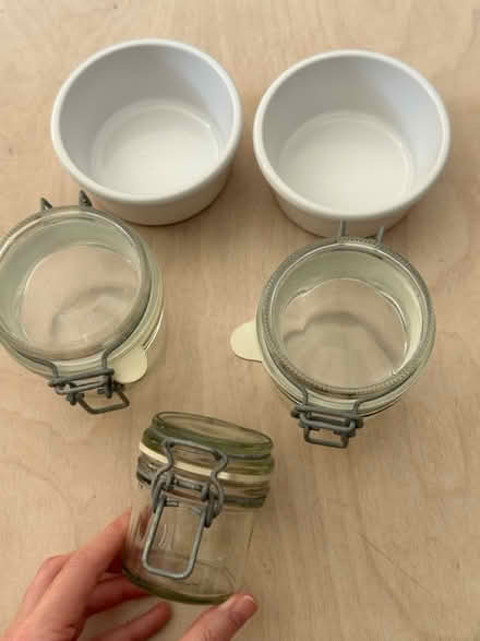 Photo of free Glass jars & ceramic ramekins (Peckham SE15) #2
