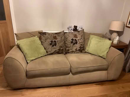 Photo of free 3 & 2 Seater Sofas Biscuit Brown Colour (Marsh HD3) #1