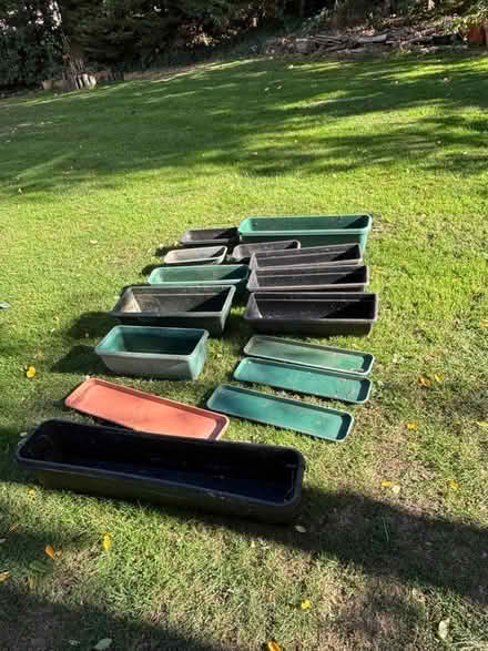Photo of free Plastic garden troughs and trays (Sydenham SE26) #1