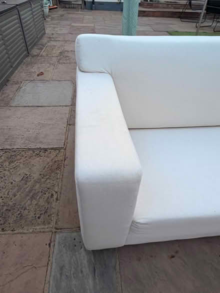 Photo of free White/Cream 2-Seater Sofa (Watford WD24) #4